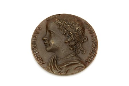 Medalj av brons med romerska kejsare Antoninus Pius - Skoklosters slott - 92229 photo