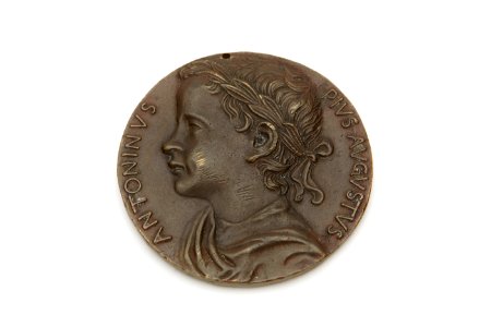 Medalj av brons med romerska kejsare Antoninus Pius - Skoklosters slott - 92229