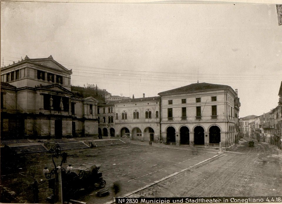 Municipio und Stadttheater in Conegliano 4.4.18. (BildID 15617445)