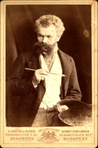 Munkácsy Mihály portréja (Ellinger Ede, 1882) photo