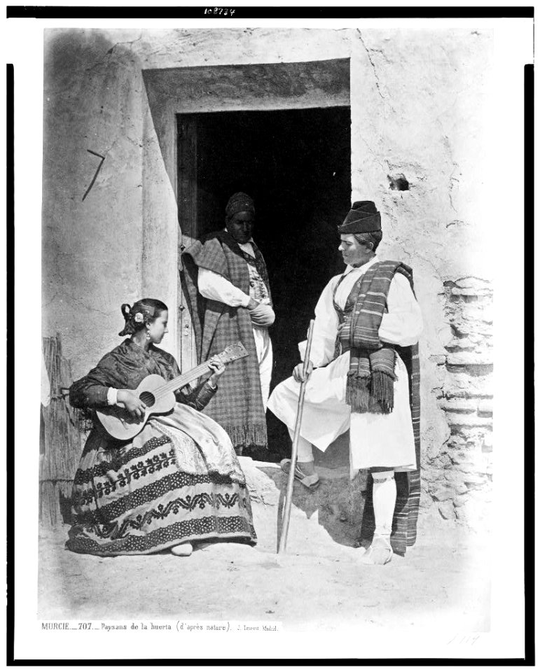 Murcie. Paysans de la huerta (d'après nature) - J. Laurent. Madrid. LCCN94512263