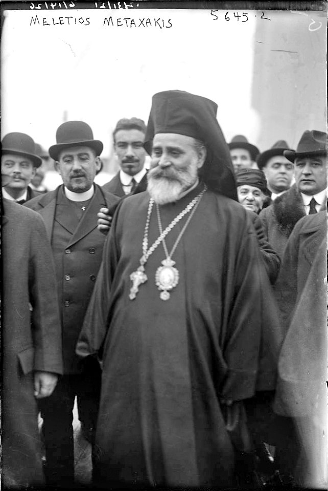 Meletios Metaxakis in New York, 1921