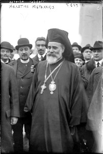 Meletios Metaxakis in New York, 1921