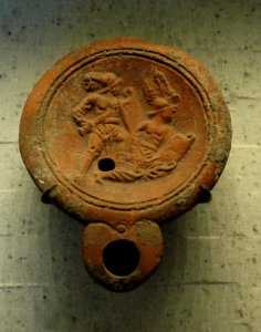 Murmillo Thrace lamp Louvre Cp4628