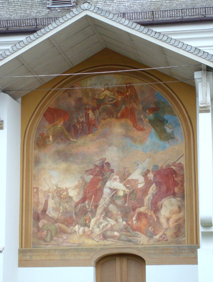 Munich Sendling Fresco Old Church St Margaret by Lindenschmidt