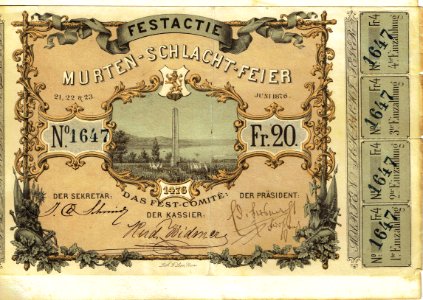 Murten-Schlacht-Feier 1876