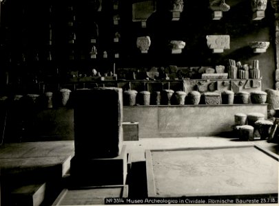 Museo Archeologico in Cividale.Römische Baureste 23.7.18. (BildID 15620926)