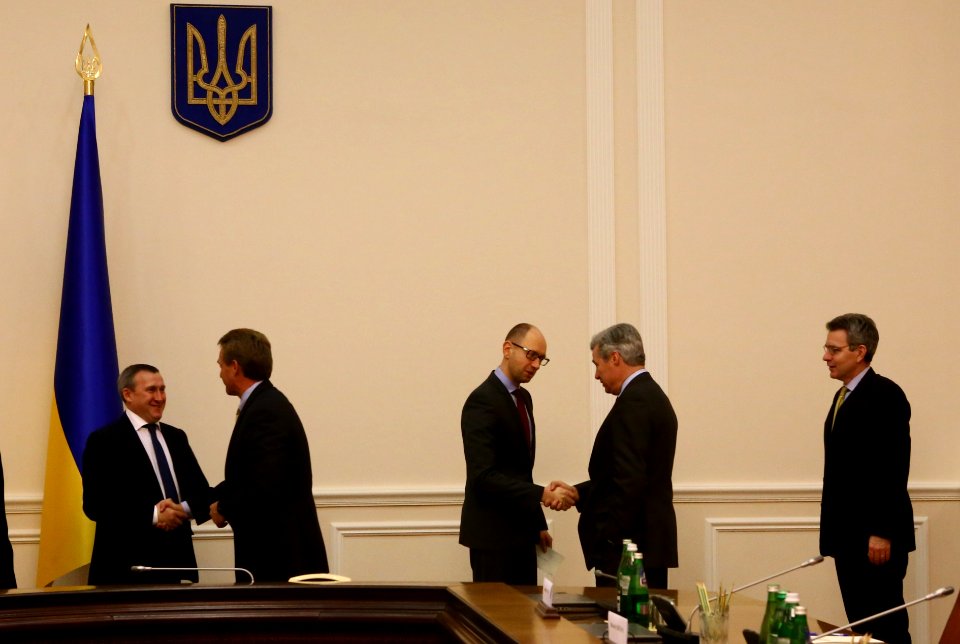 Meeting with Ukraine Prime Minister Arseniy Yatsenyuk, March 14, 2014 (13176178743)