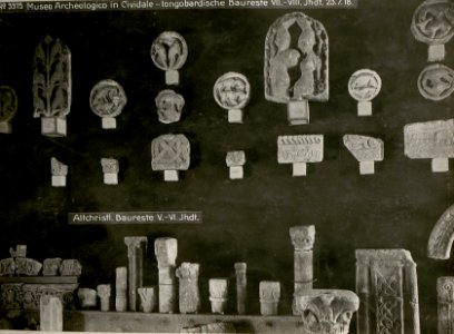 Museo Archeologico in Cividale-longobardische Baureste VII.-VIII.Jhdt. 23.7.18. (BildID 15620933)
