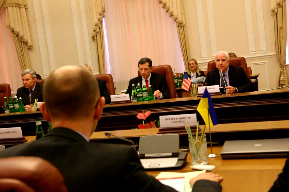 Meeting with Ukraine Prime Minister Arseniy Yatsenyuk, March 14, 2014 (13176325194)