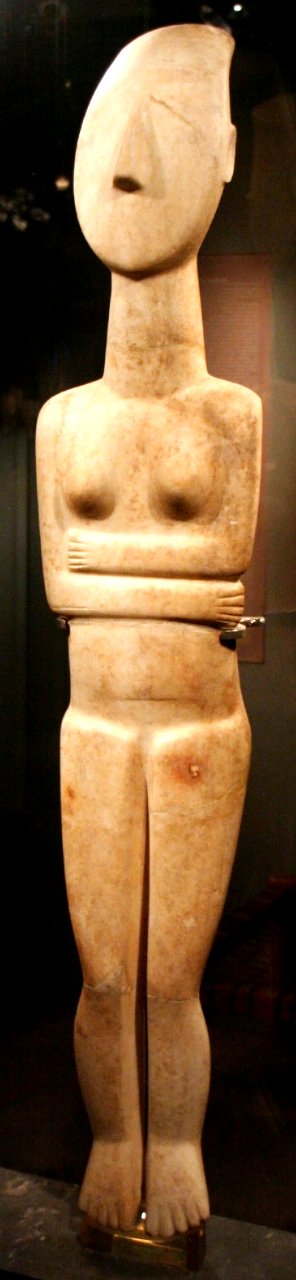 Museum of Cycladic Art - Female statue2