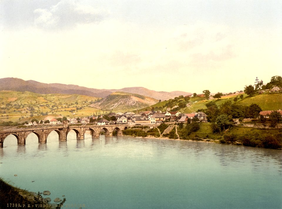 Mehmed Pasa Sokolovic Bridge Visegrad 1900
