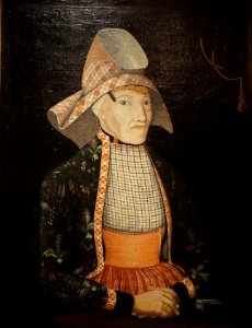 Museum Hindeloopen Meinke Willems (1773-1855) geschilderd door Philippus van Drooge (1821-1876) (cropped)