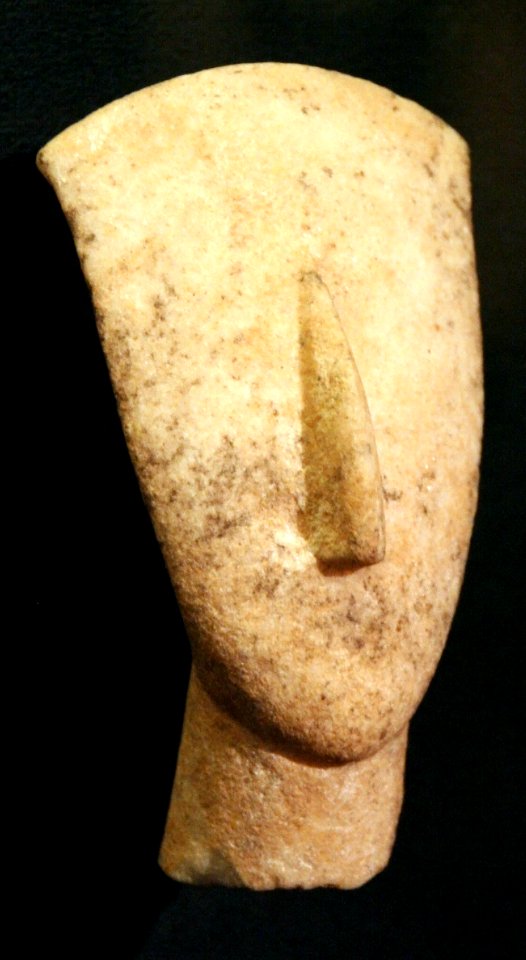 Museum of Cycladic Art - Head and Neck of a Figurine