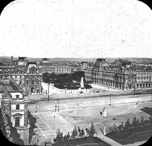 Museum of the Louvre, Paris, exterior, before 1923