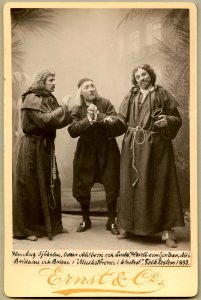 Musketörerna i klostret, Folkteatern 1893. Rollporträtt - SMV - H10 011