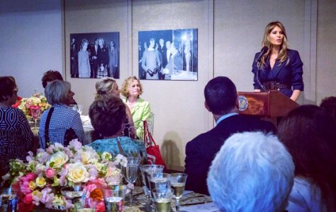 Melania Trump Senate spouses luncheon April 26, 2017