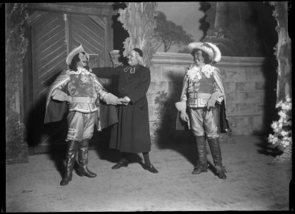 Musketörerna i klostret, Vasateatern 1903. Föreställningsbild - SMV - V006