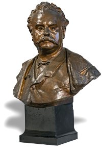 Musée Ingres-Bourdelle - Buste d'Emile Garrisson, 1885 - Bronze - Antoine Bourdelle - Joconde06070001117