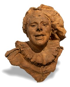 Musée Ingres-Bourdelle - Buste de Coquelin Cadet en mascarille 1891 - Terre cuite - Antoine Bourdelle Joconde06070001123