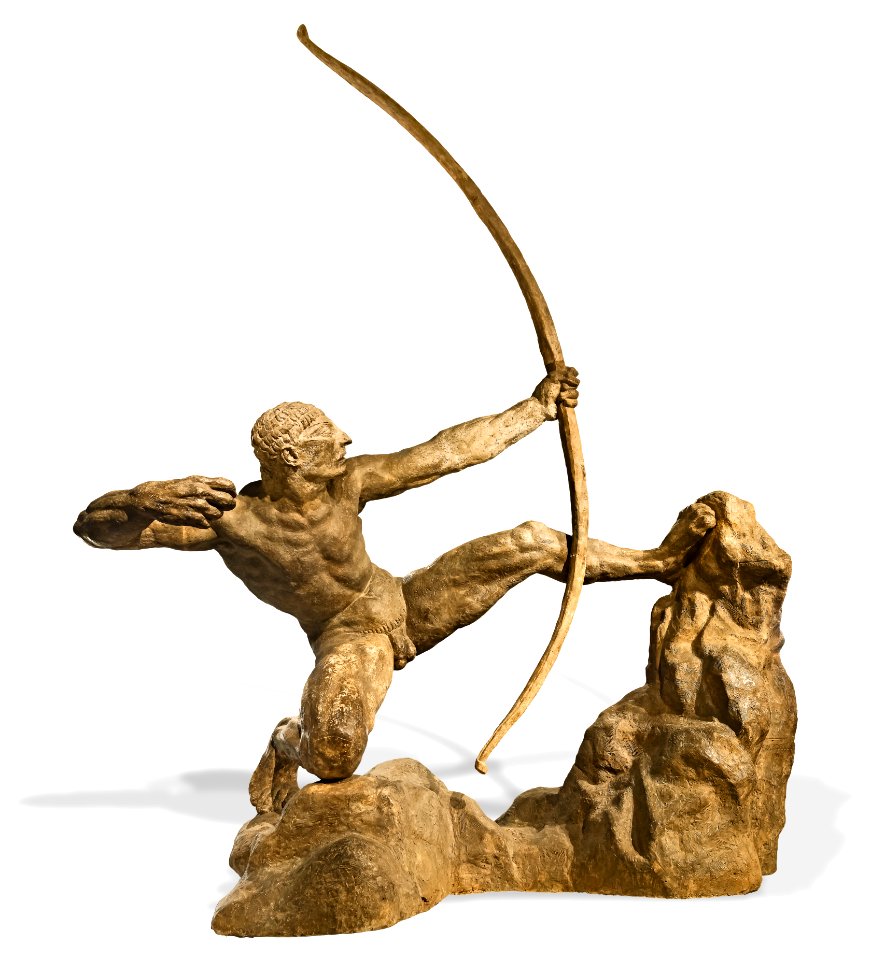 Musée Ingres-Bourdelle - Héraklès Archer, 1909 - Platre - Antoine Bourdelle Joconde06070001188