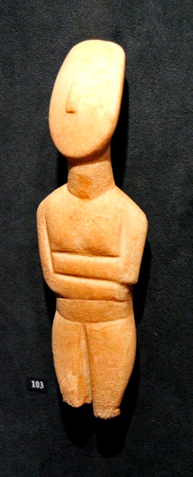 Museum of Cycladic Art - Female Figurine4