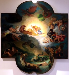 Musée Delacroix-O Redon-copie plafond Louvre