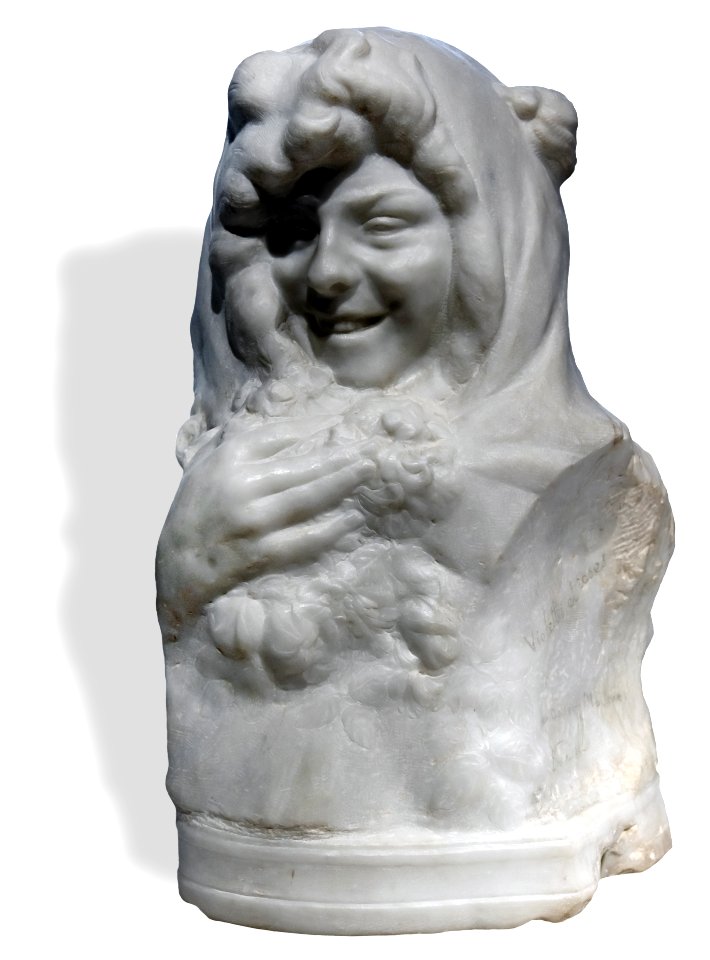 Musée Ingres-Bourdelle - Violettes et roses 1894 - Marbre - Antoine Bourdelle MID 99.3.3
