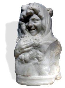 Musée Ingres-Bourdelle - Violettes et roses 1894 - Marbre - Antoine Bourdelle MID 99.3.3