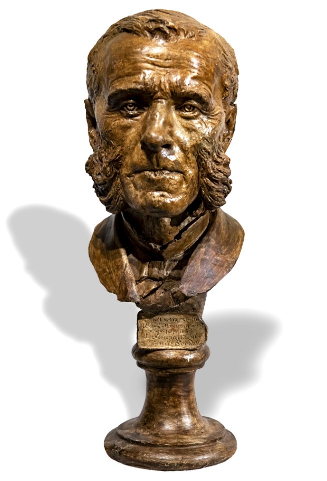 Musée Ingres-Bourdelle - Buste du professeur Rousset 1883 - Antoine Bourdelle, MI.93.16.1