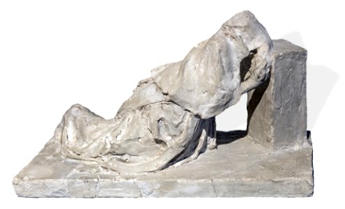 Musée Ingres-Bourdelle - La Douleur ou Femme prosternée au pied d'une croix, 1887 - Platre - Antoine Bourdelle MI899.5.36