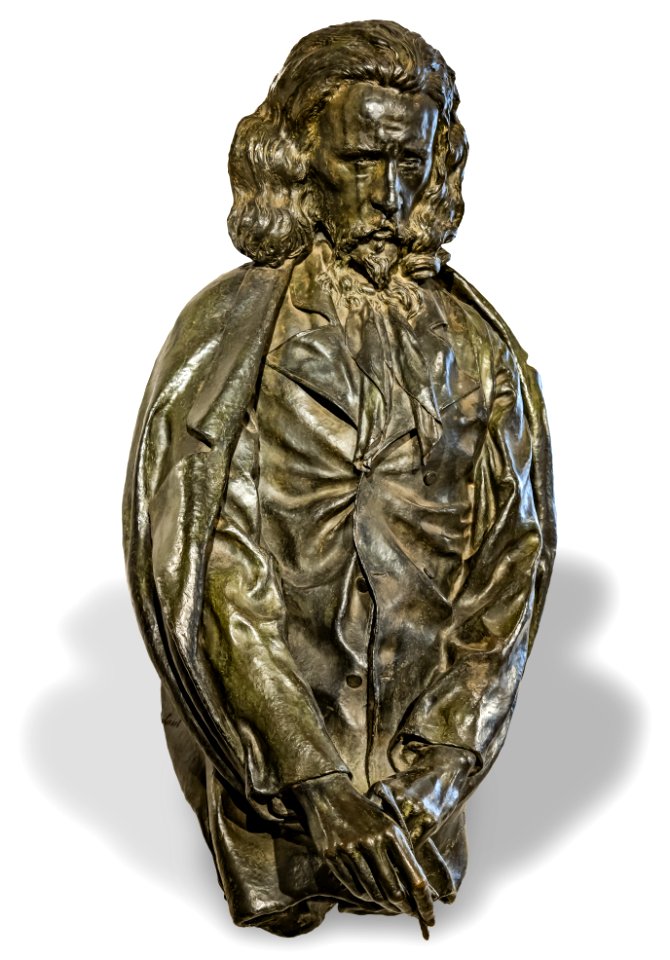 Musée Ingres-Bourdelle - Portrait de Léon Cladel 1894 - Bronze - Antoine Bourdelle - Joconde06070001124