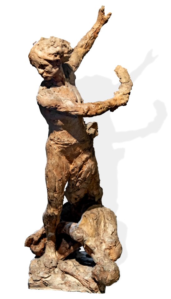 Musée Ingres-Bourdelle - Samson 1900 - Terre cuite - Antoine Bourdelle Joconde06070001186