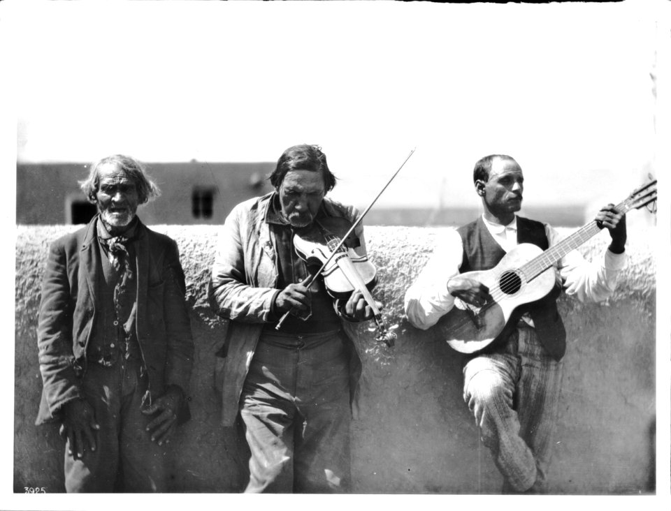 Musicians at a wedding at San Jose, New Mexico, ca.1898 (CHS-3925)