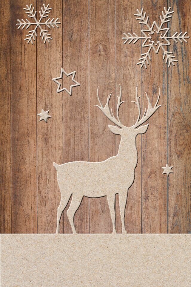 Greeting snow snowflakes