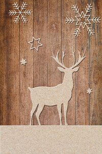 Greeting snow snowflakes