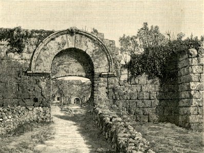Mura di Faleri Porta di Giove