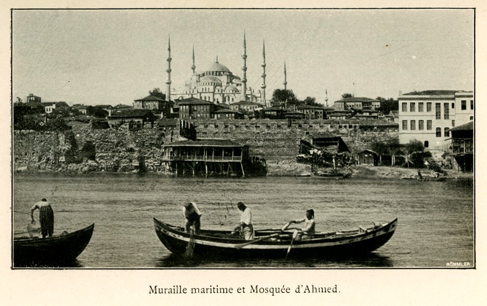 Muraille maritime et Mosquée d'Ahmed - Barth Hermann - 1913