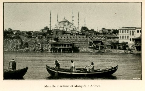 Muraille maritime et Mosquée d'Ahmed - Barth Hermann - 1913