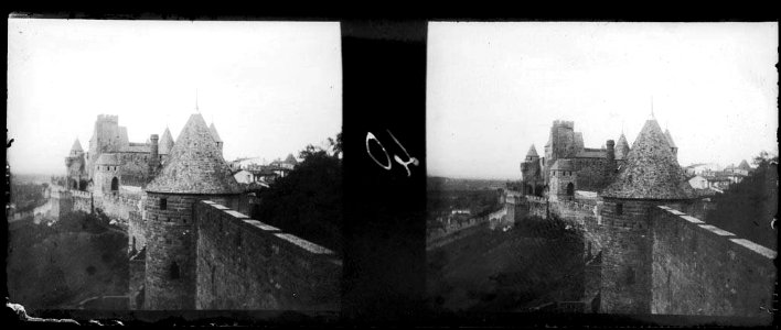 Muralles i torres de la ciutat fortificada de Carcassona