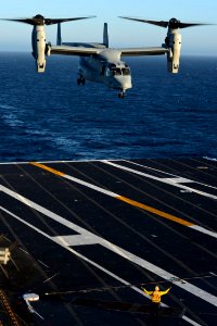 MV-22 Osprey on USS Nimitz (CVN-68) (121006-N-LP801-082) photo