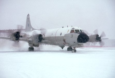 My old plane from VP-11 in the heart of winter in Maine! (7980177193)