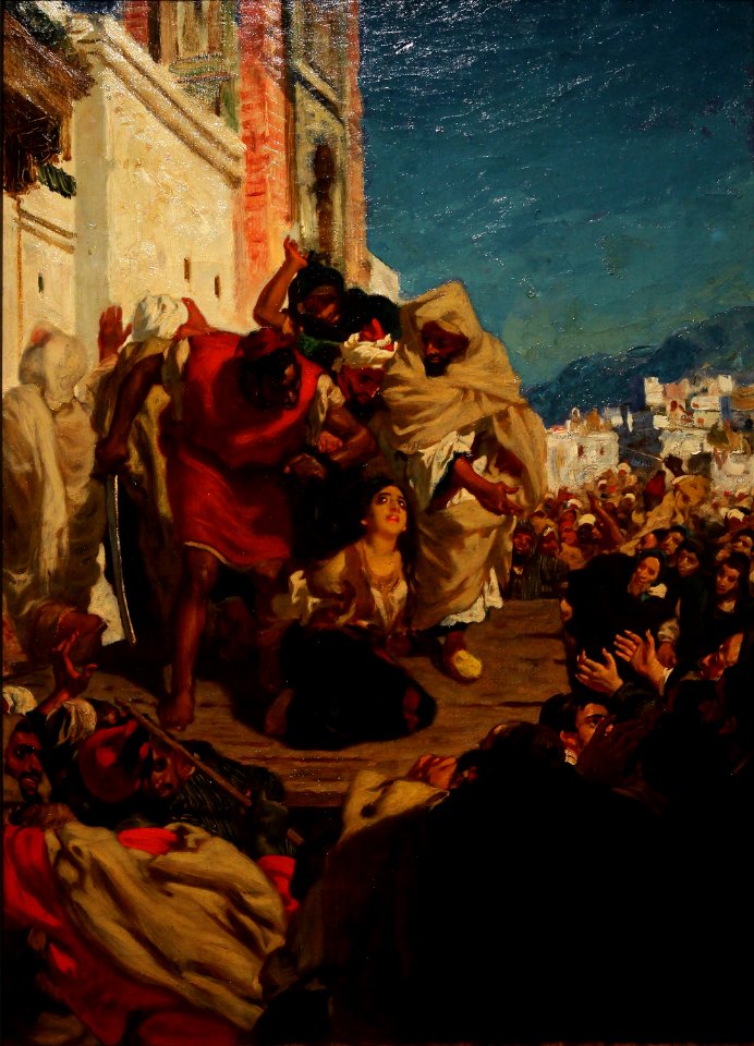 Musée du quai Branly Peintures des lointains Alfred Dehodencq L'Exécution de la Juive 03012019 6358