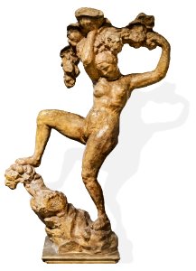 Musée Ingres-Bourdelle - Bacchante aux raisins, 1907 - Platre - Antoine Bourdelle Joconde06070001187