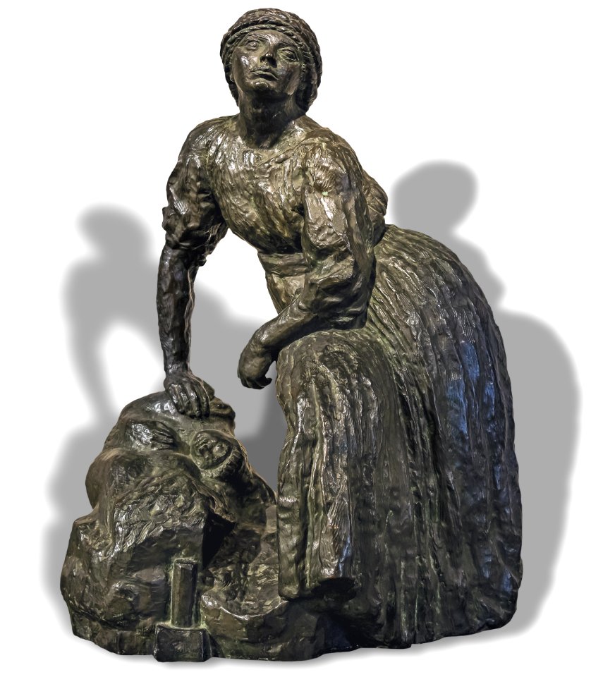 Musée Ingres-Bourdelle - Femme sculpteur au repos 1905-1908 - Bronze - Antoine Bourdelle MI 59.8.3