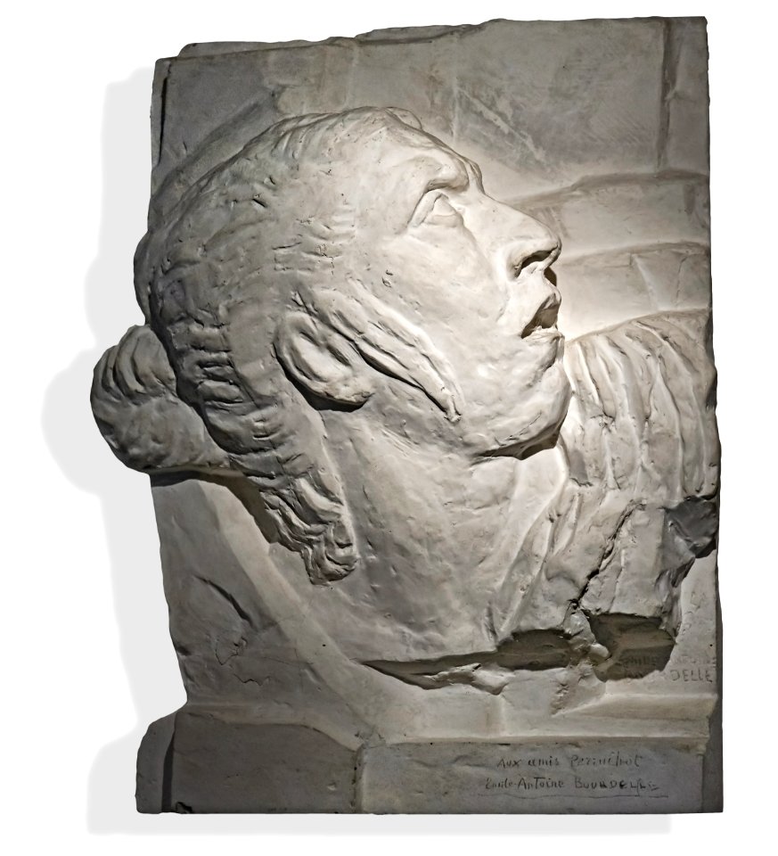 Musée Ingres-Bourdelle - L'Effroi, 1909 - Platre - Antoine Bourdelle - Joconde06070001162
