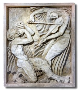 Musée Ingres-Bourdelle - La Musique 1912 - Platre - Bourdelle - Joconde06070001204