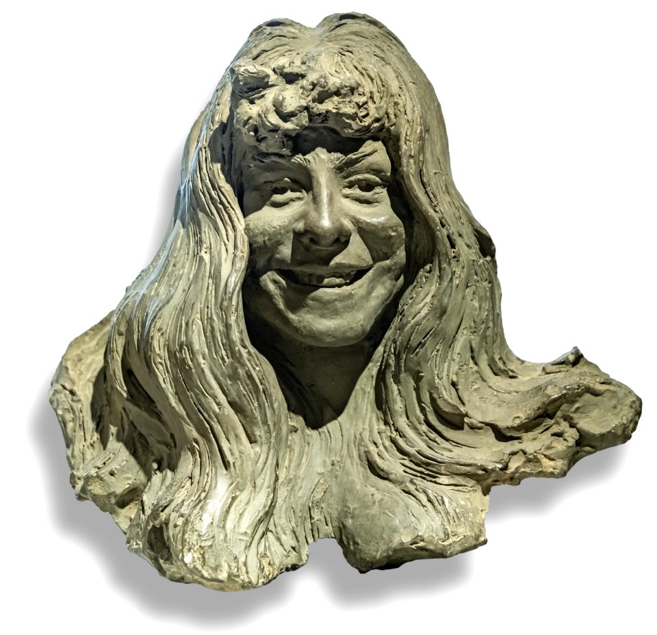 Musée Ingres-Bourdelle - La Rieuse dite ; Rieuse à la belle chevelure, 1893 - Platre - Antoine Bourdelle MID 899.5.34