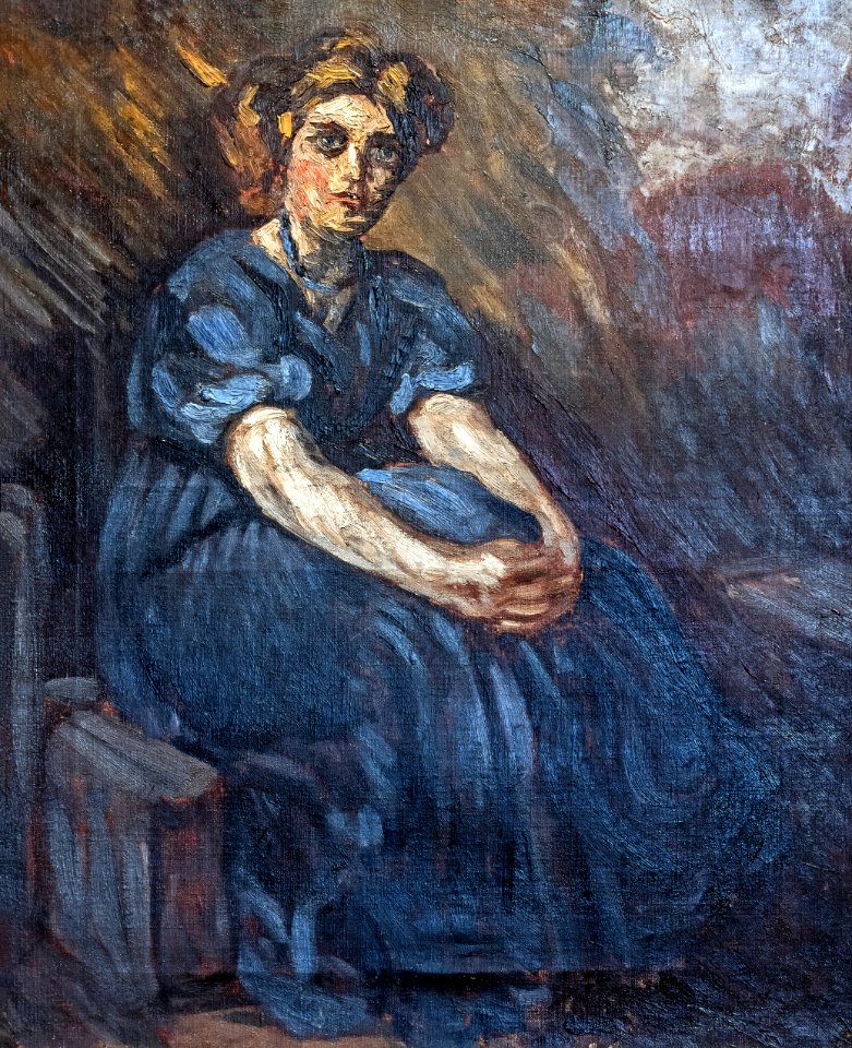 Musée Ingres-Bourdelle - Portrait de Stéphanie Van Parys assis, vers 1905 - Antoine Bourdelle