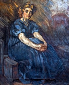 Musée Ingres-Bourdelle - Portrait de Stéphanie Van Parys assis, vers 1905 - Antoine Bourdelle